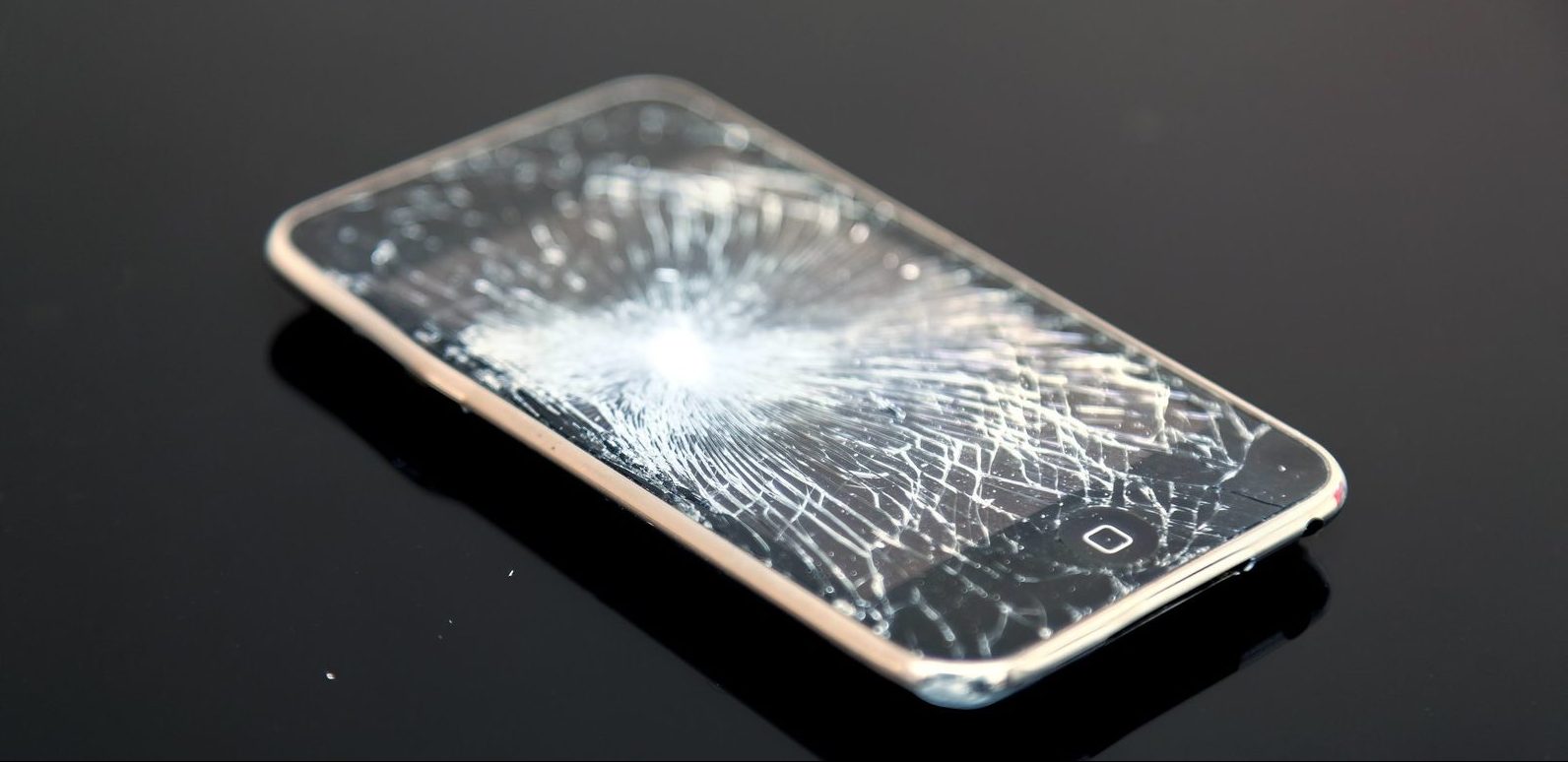 iPhoneのガラス割れ端末